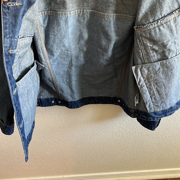 Liz Claiborne Denim Jacket with Colorful Floral Design - Picture 6 of 6